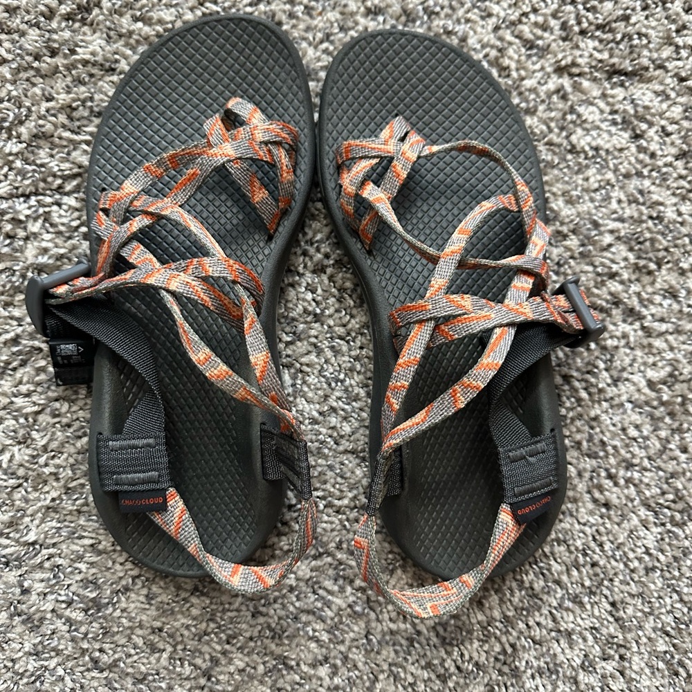 Chaco Women's Sandals - Black and Orange